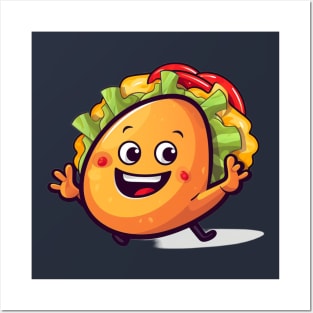 kawaii Taco T-Shirt cute potatofood Posters and Art